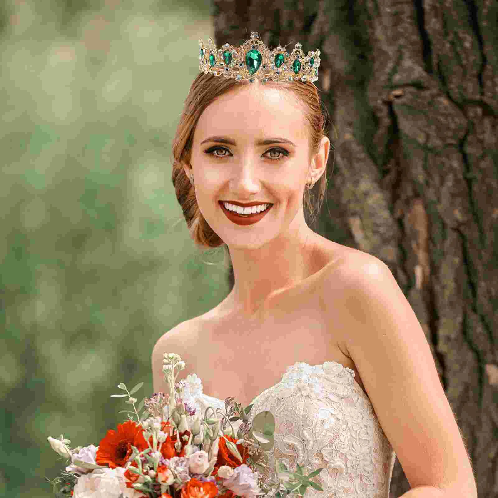 Тиара Корона для женщин Свадебный головной убор со стразами Royal Bride Quinceanera