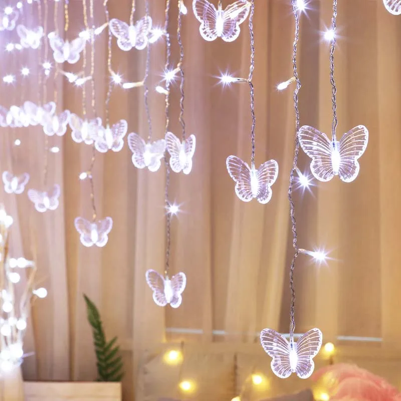 Рисунок 6 - Светодиодная гирлянсветильник-занавес в виде бабочек