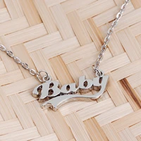 simple letters baby creative mothers day necklace english initials family friends gift jewelry