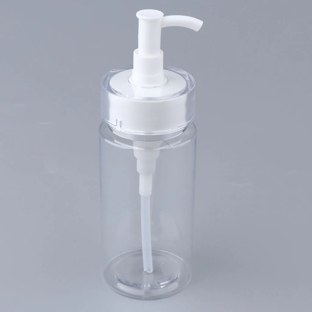 

Empty Acrylic Cosmetic Pump Press Bottle With Lid Cap