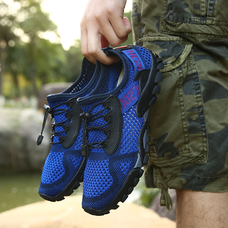 JIEMIAO New Classic Style Men and Women Hiking Shoes Outdoor Breathable Climbing Sport Shoes Desert Training Trekking Sneakers