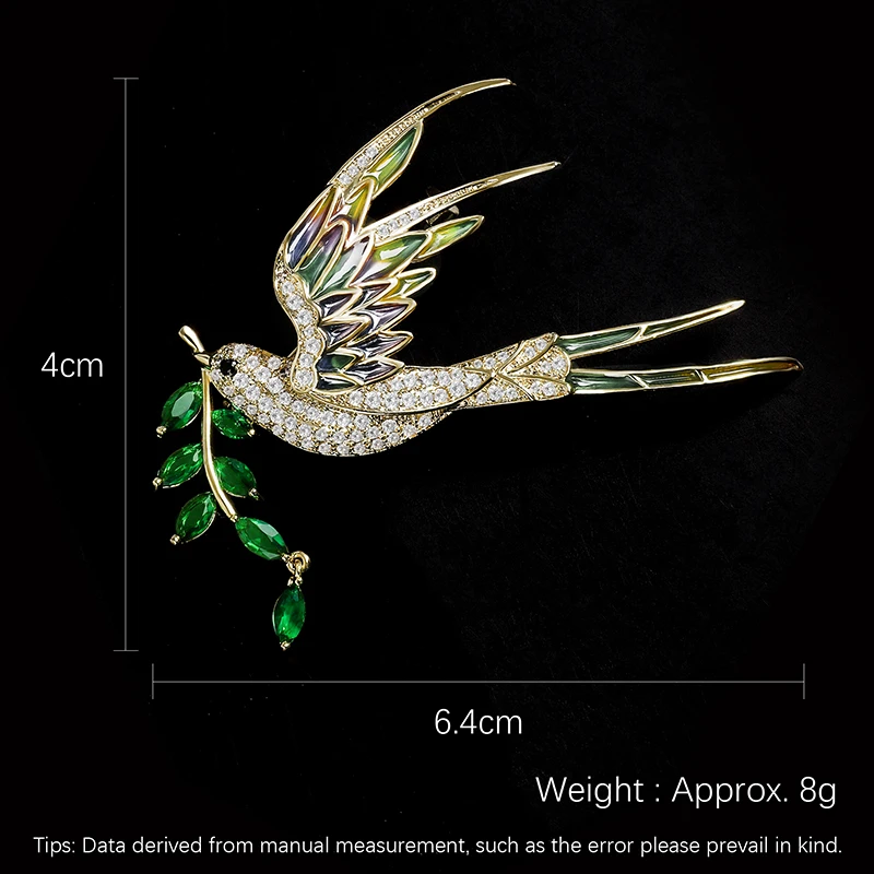 YYSuniee позолоченная латунная брошь булавки для женщин модные броши с кубическим