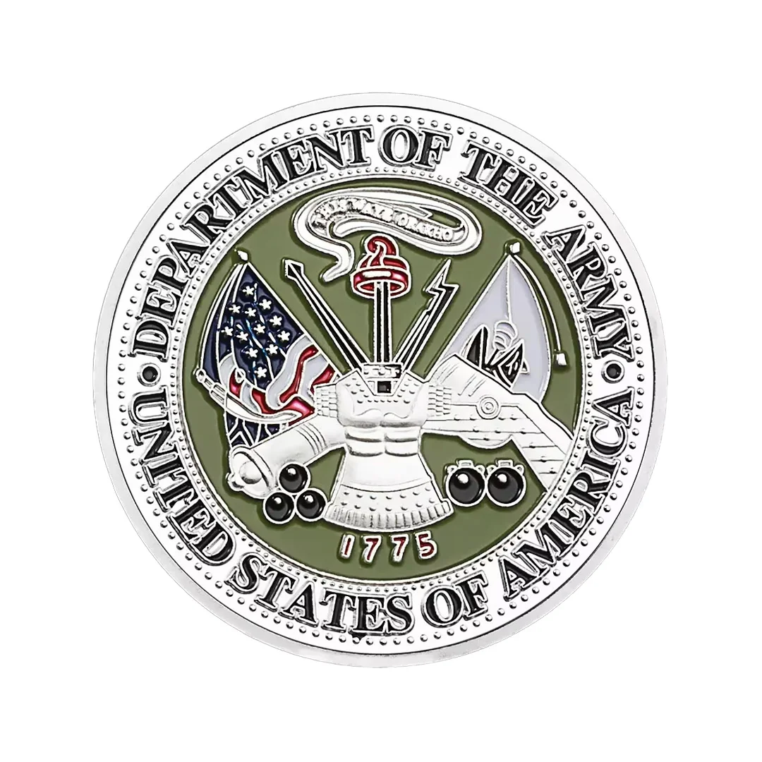 

Посеребренная коллекционная монета Рейнджеры США