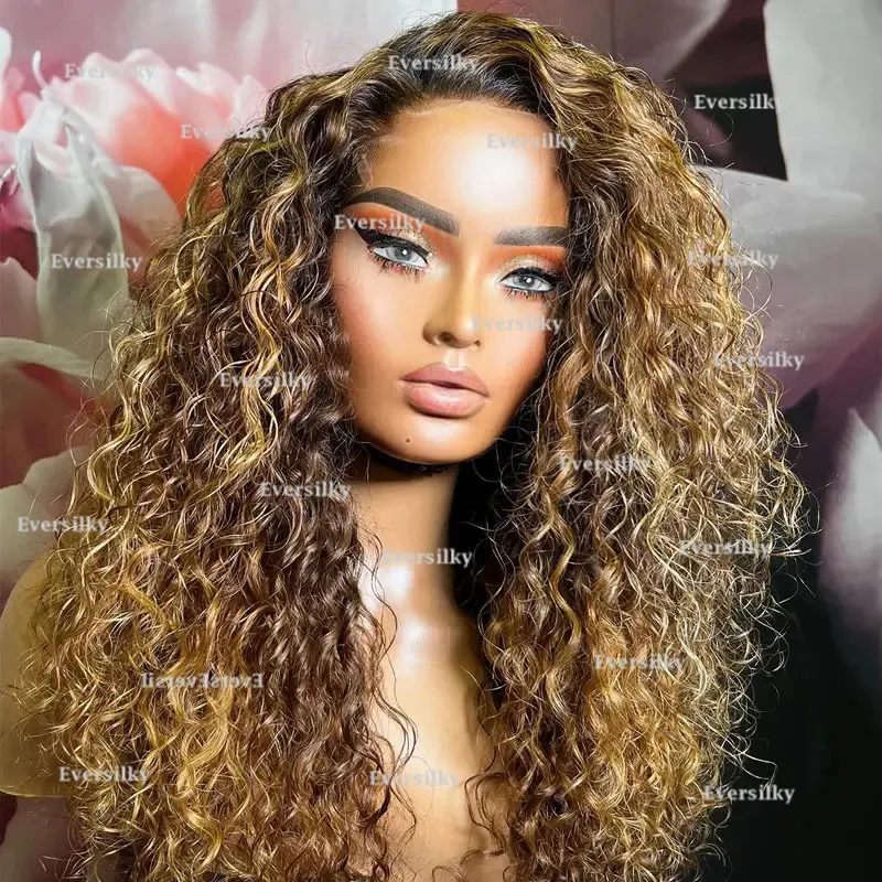 Парик длинный блонд из дышащей ткани 13 х4 дюймов