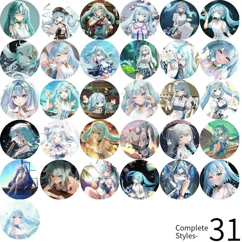 Faruzan Genshin Impact Game Аниме Персонаж Мягкая кнопка Значок Брошь Якорь Периферийные