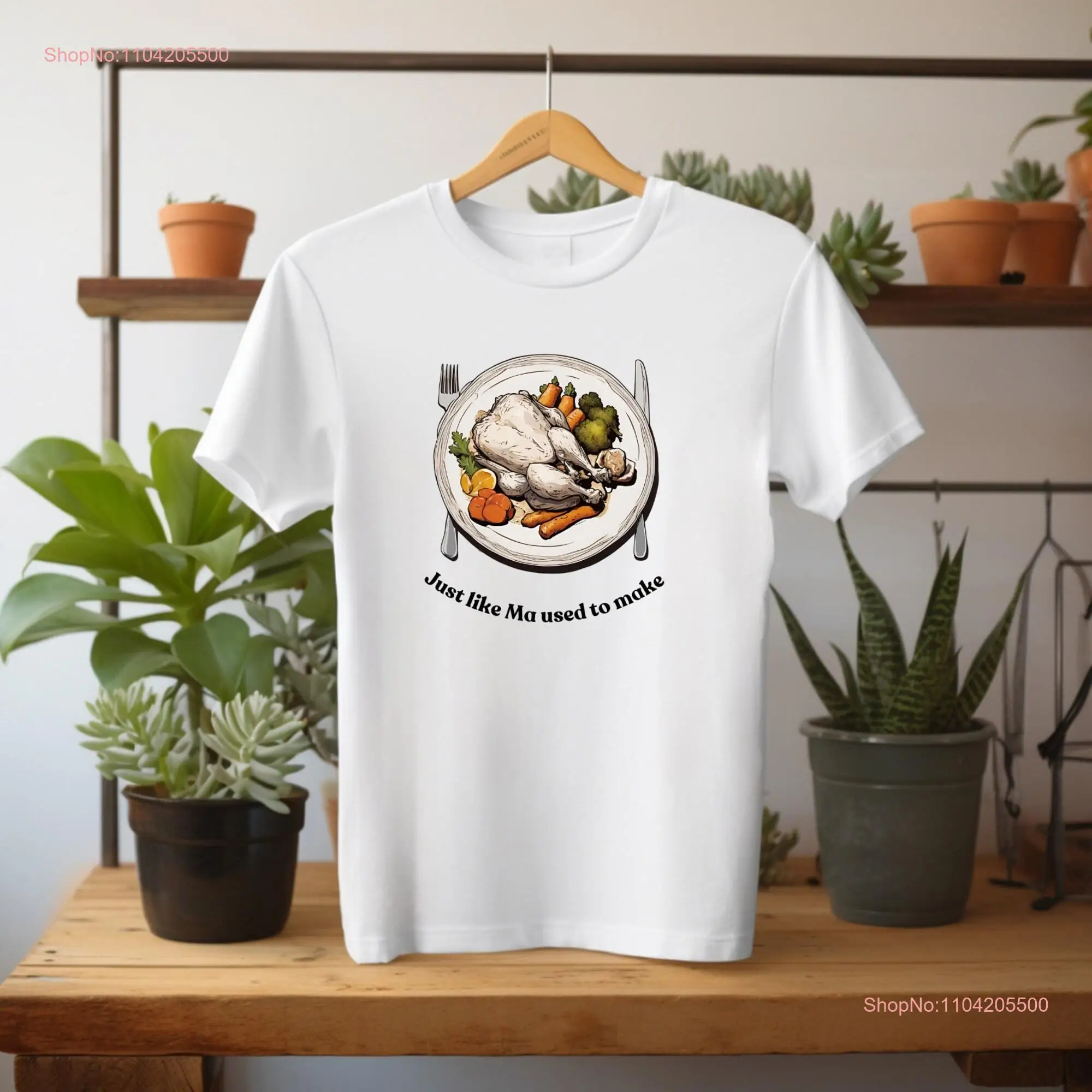 Футболка Roast Dinner Funny Just Like Ma Used To Make с длинными или короткими рукавами