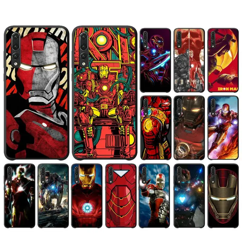 

Disney Iron Man Phone Case for Huawei P30 40 20 10 8 9 lite pro plus Psmart2019