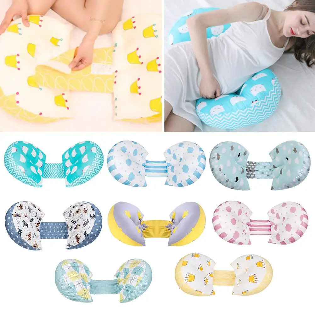 

U Shape Maternity Pillow Baby Breastfeeding Cotton Multi-function Butterfly Shape Waist Nursing Pregnant Cotton Pillow