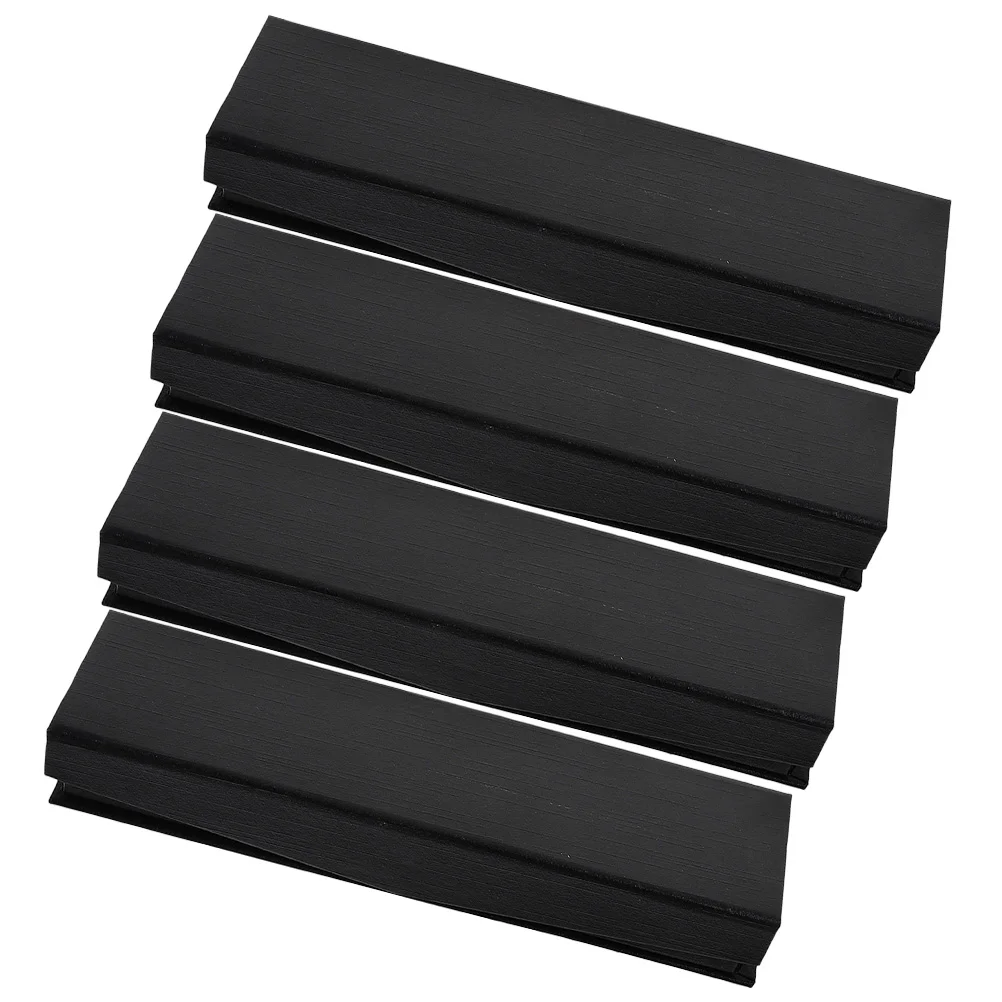 

4 Pcs Pen Case Organizer Single Ball Point Pens Black Wrapping Container Fountain