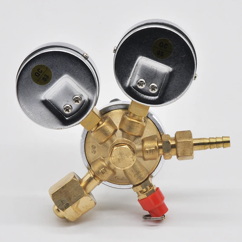 HAKIN/Huaqing carbon dioxide pressure reducer YQT-03 reducing valve co2 gauge cylinder gas