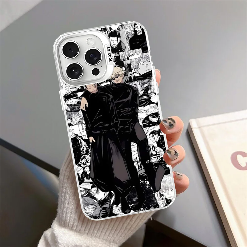 Фото Jujutsus Geto Suguru Phone Case For iPhone 16 15 14 13 12 11 Pro Max X XR XSMAX Matte Shockproof Back Cover №2