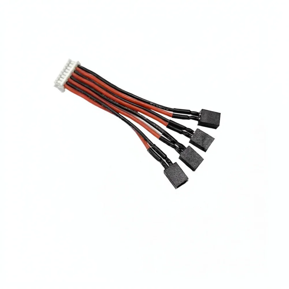 Фото Зарядное устройство AOKoda CX405 1S для LiPo аккумуляторов, USB-модуль, 4-канальная независимая зарядная станция с разъемом PH2 0 для радиоуправляемых самолетов. №1