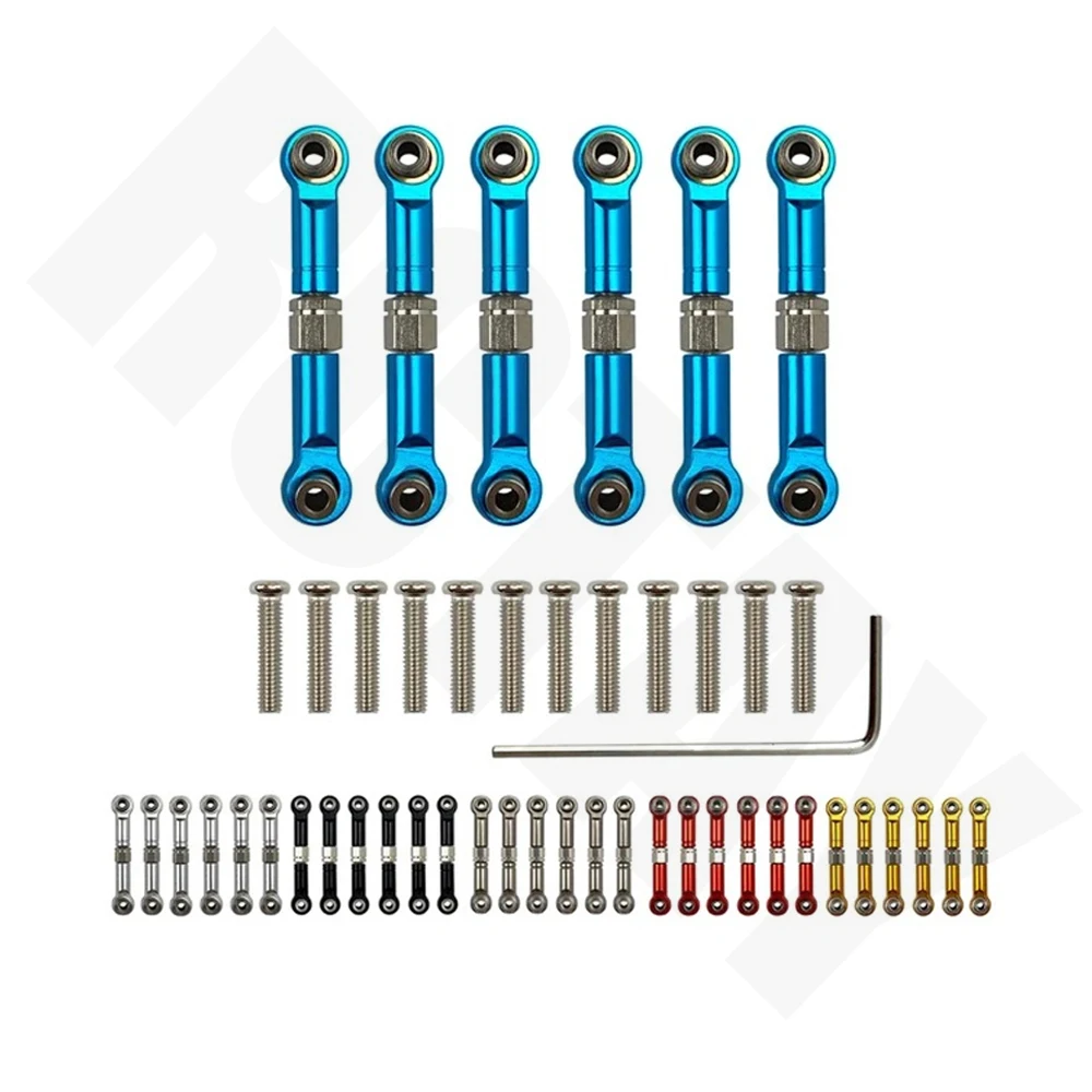 RCTAY для Wltoys 1/18 A949 A959 A969 A979 K929 алюминиевые обновленные запасные части металлическая связь тяга стержень сервопривод звено