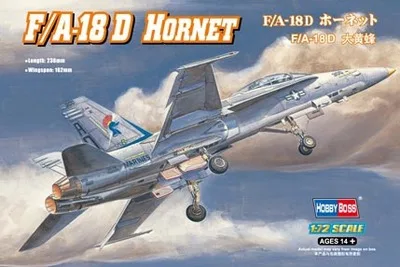 HobbyBoss 80269 F/A-18D HORNET 1/72 AIRCRAFT KIT-Scale Model Kit