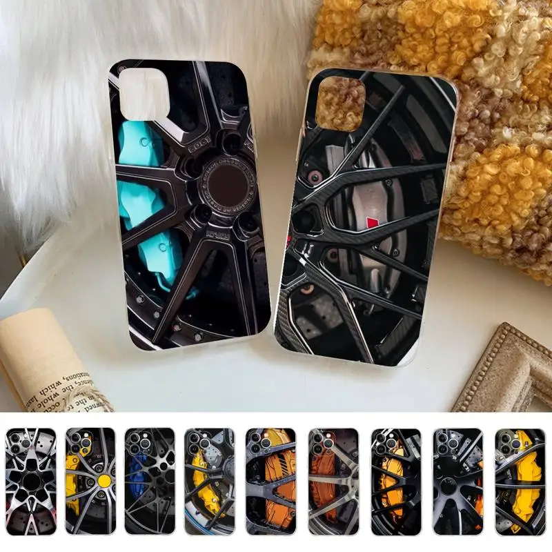 

Sports Car Wheel Tire Speed Phone Case For iPhone 14 11 12 13 Mini Pro XS Max Cover 6 7 8 Plus X XR SE 2020 Funda Shell