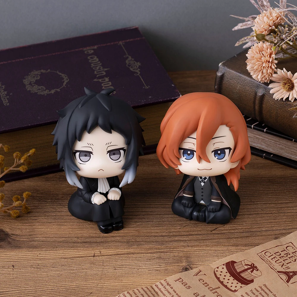 Фото Оригинальный MegaHouse Look up Bungo Stray Dogs Ryunosuke Akutagawa Nakahara Chuuya Коллекционная серия Модель Персонажа из мультфильма 11 см №5