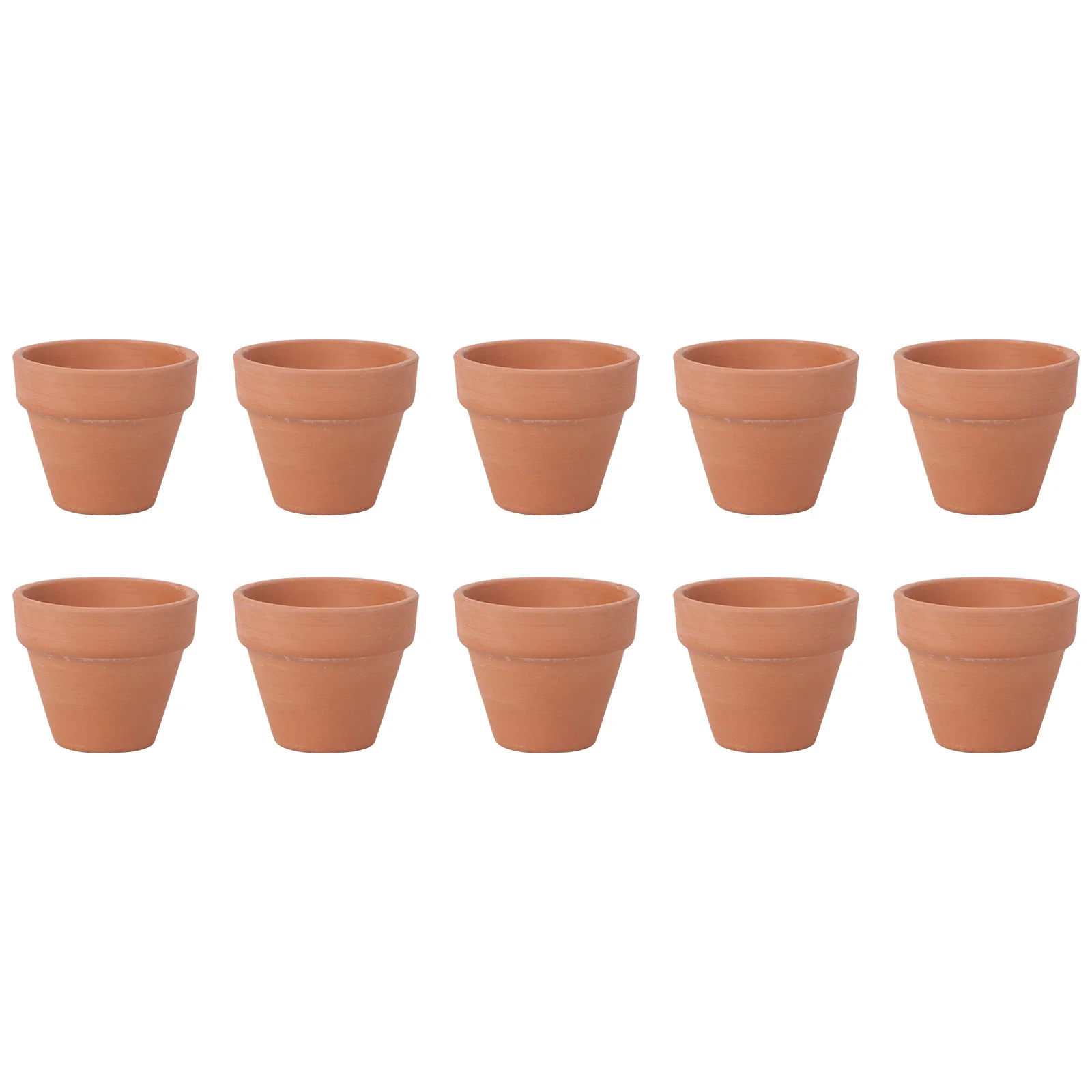 

10Pcs 4.5x4cm Small Mini Terracotta Pot Clay Ceramic Pottery Planter Flower Pots Succulent Nursery Pots Great for Plants