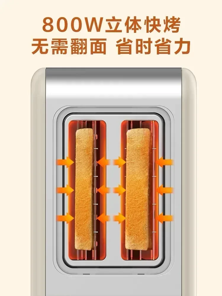 Тостер - Бытовой. Сэндвич-снеданок. Маленький автомат. Хлебные ломтики с