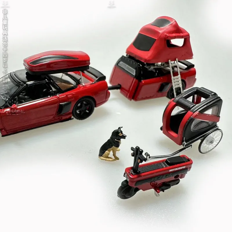 Мой маленький хороший Бадди NSX TRA 1/64 туристическая версия комплект прицепов для