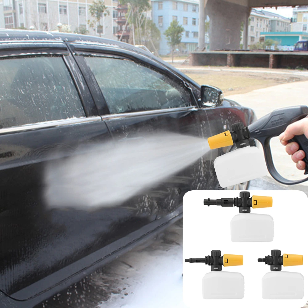 

Car Wash Accessories 400ML Square Snow Foam Lance High Pressure Washer Car Clean Foam Lance for Karcher Lavor Series