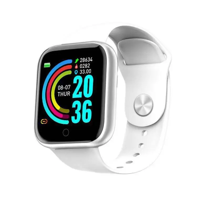 

Smart Watch for Android iOS Full Touchscreen Smartwatch IP67 Waterproof CallAnswer Dial Pedometer NFC Bluetooth Wireless Charger