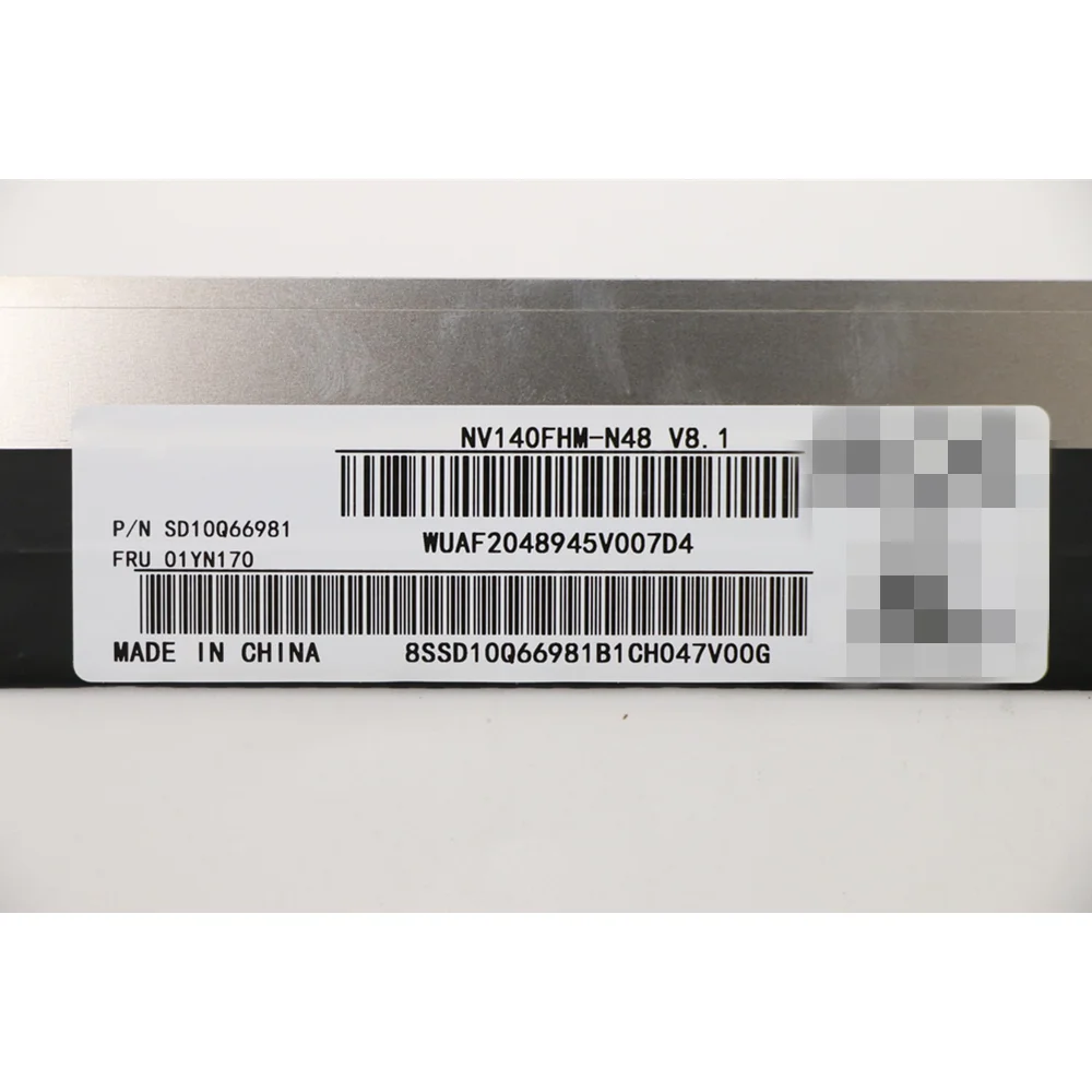 Новый для Lenovo Thinkpad T490 T495 T490S E490S P43s T14 P14s L14 E14 FHD ЖК-экран 01YN131 01YN170 02DC318 5D11C18140 5D10S68975