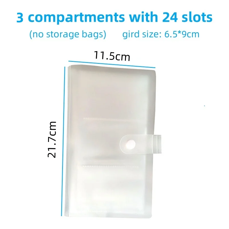 

Портативный пластиковый альбом для хранения визиток и карт