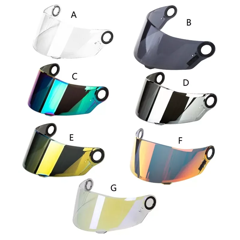 

Helmet Windproof Shield Lens Bicycle Motorcycle Helmet Retro Visor Helmet Decoration Compatible with LS2 FF358 396