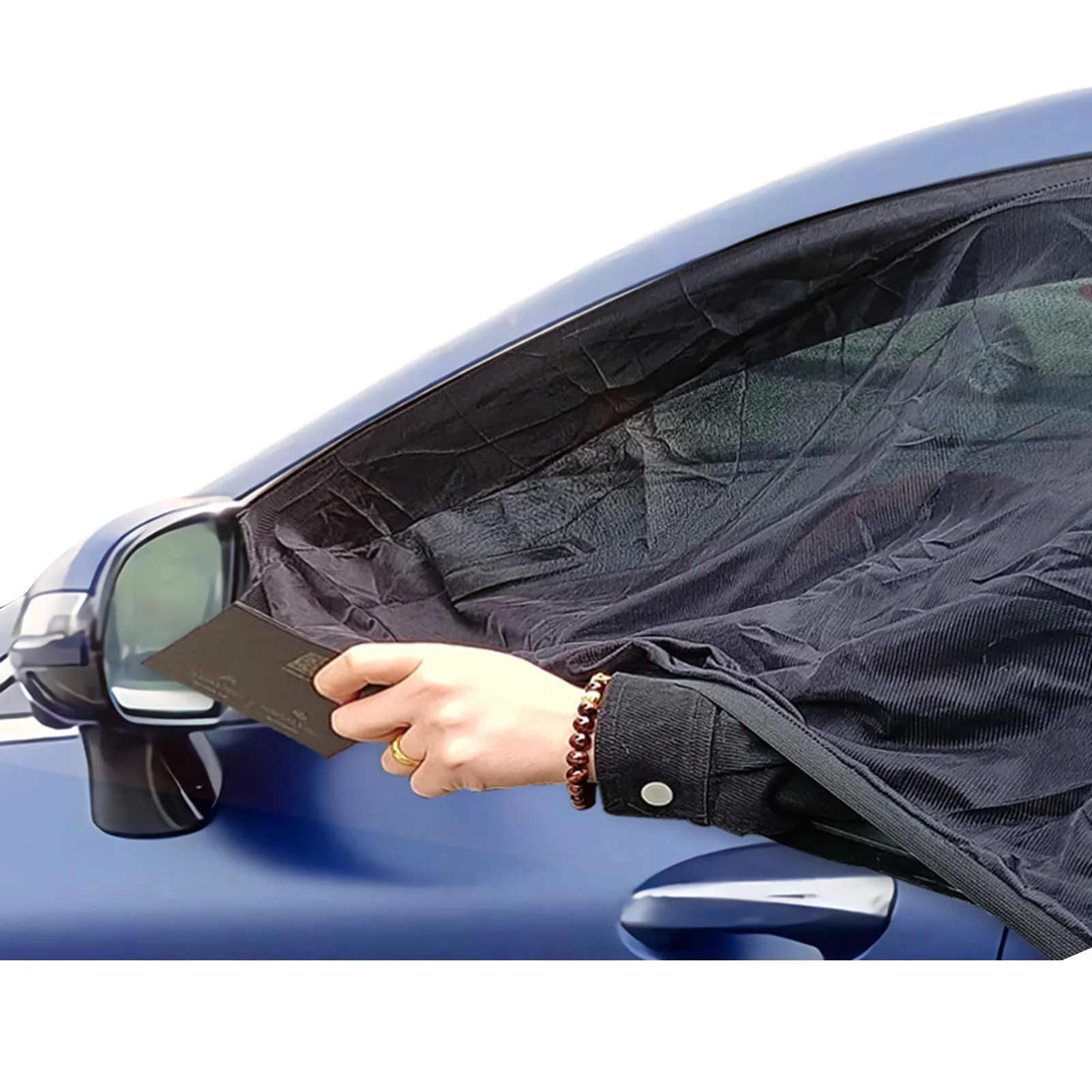 

Baby Car Window Shades Breathable Mesh Window Sunshades High Elastic Fabric Car Sun Shade 1Pc Front / Rear Side Window Sunshade