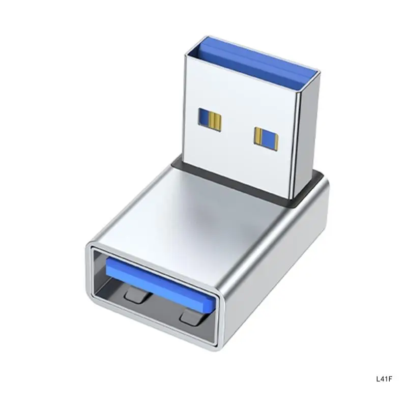 USB-папа-мама под прямым углом поворотный адаптер на 90 градусов USB3.0 штекер-мама