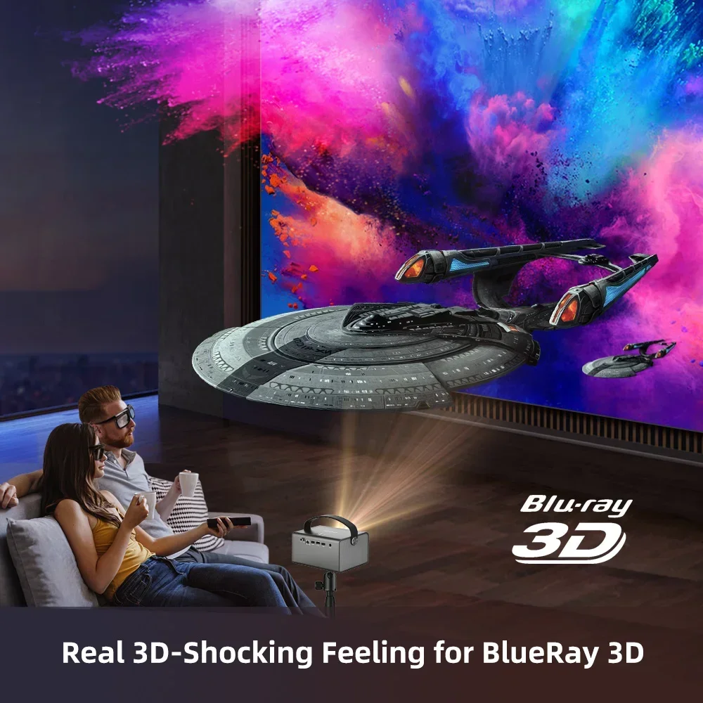 BYINTEK R17 1080p Мини-проектор Android WIFI Домашний кинотеатр Мобильный телефон Проектор с