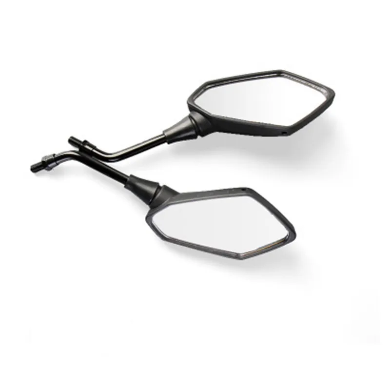 

2Pcs/Pair Motorcycle Rearview Mirror Scooter Motocross Rearview Mirrors Electrombile Back Side Convex Mirror 8/10mm Carbon Fiber