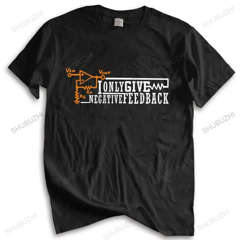 

cotton tshirt loose tops Eevblog Negative Feedback T- Black I Only Give Premium Tee unisex t-shirt teenagers cool tops