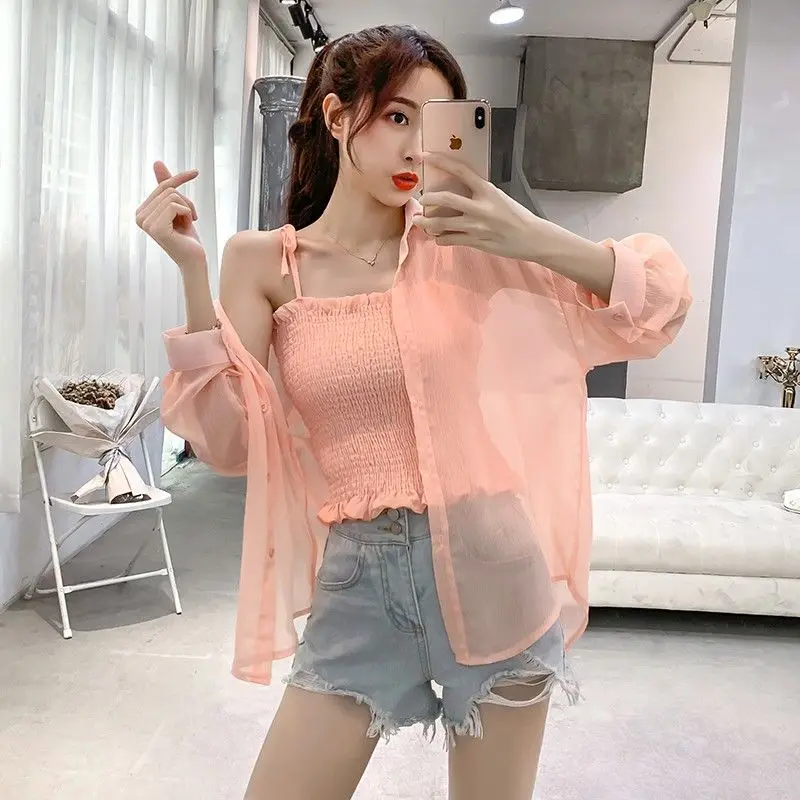 Блуза с длинным рукавом для женщин блуза chaqueta morada Verano