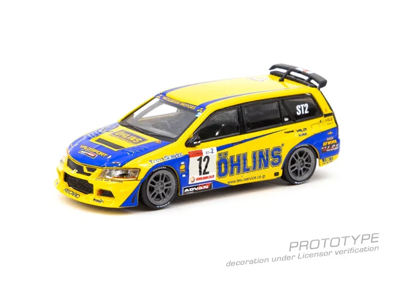 Модель автомобиля Tarmac Works 1:64 Lancer Evolution Wagon Super Taikyu Series 2006 литая под давлением