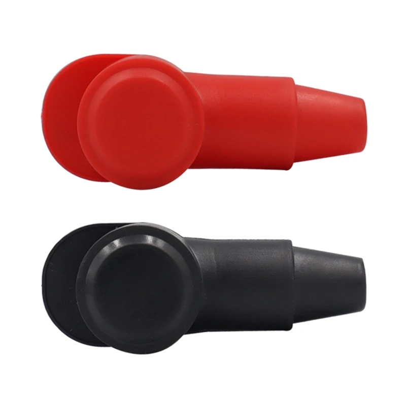 

Battery Terminal Boots Protector Cover Lug Caps for Auto Marine Insulating Skins K0AF