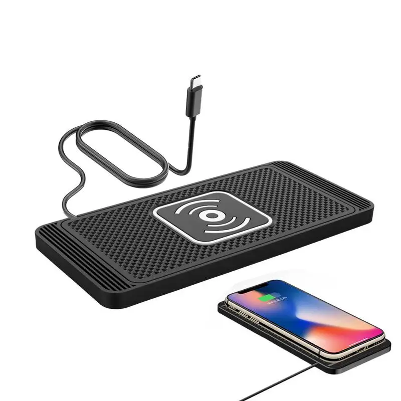 Беспроводная зарядная панель для автомобиля 15 Вт умное ультратонкое