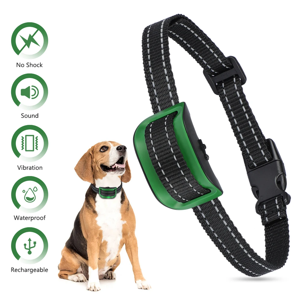 

MASBRILL Small Dog Bark Collar No Shock Anti Bark Collar 5-15lbs Stop Barking Vibration No Bark Collar for Tiny Puppy Small Dogs