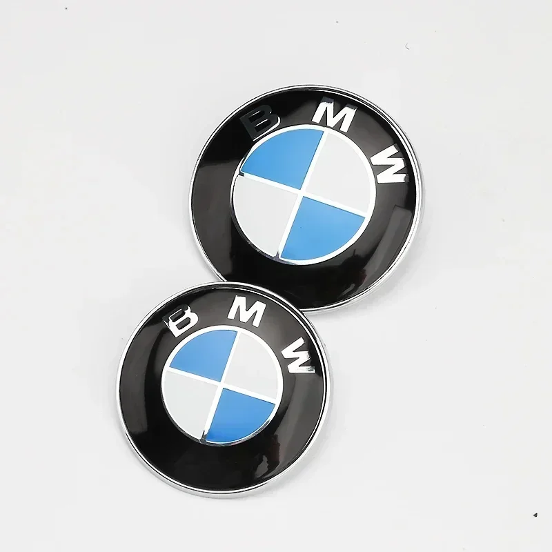 74mm 82mm Bonnet Hood Front Rear Trunk Emblem Logo Badge Sticker 50th Anniversary Edition for BMW E46 E39 E38 E90 E60 E64