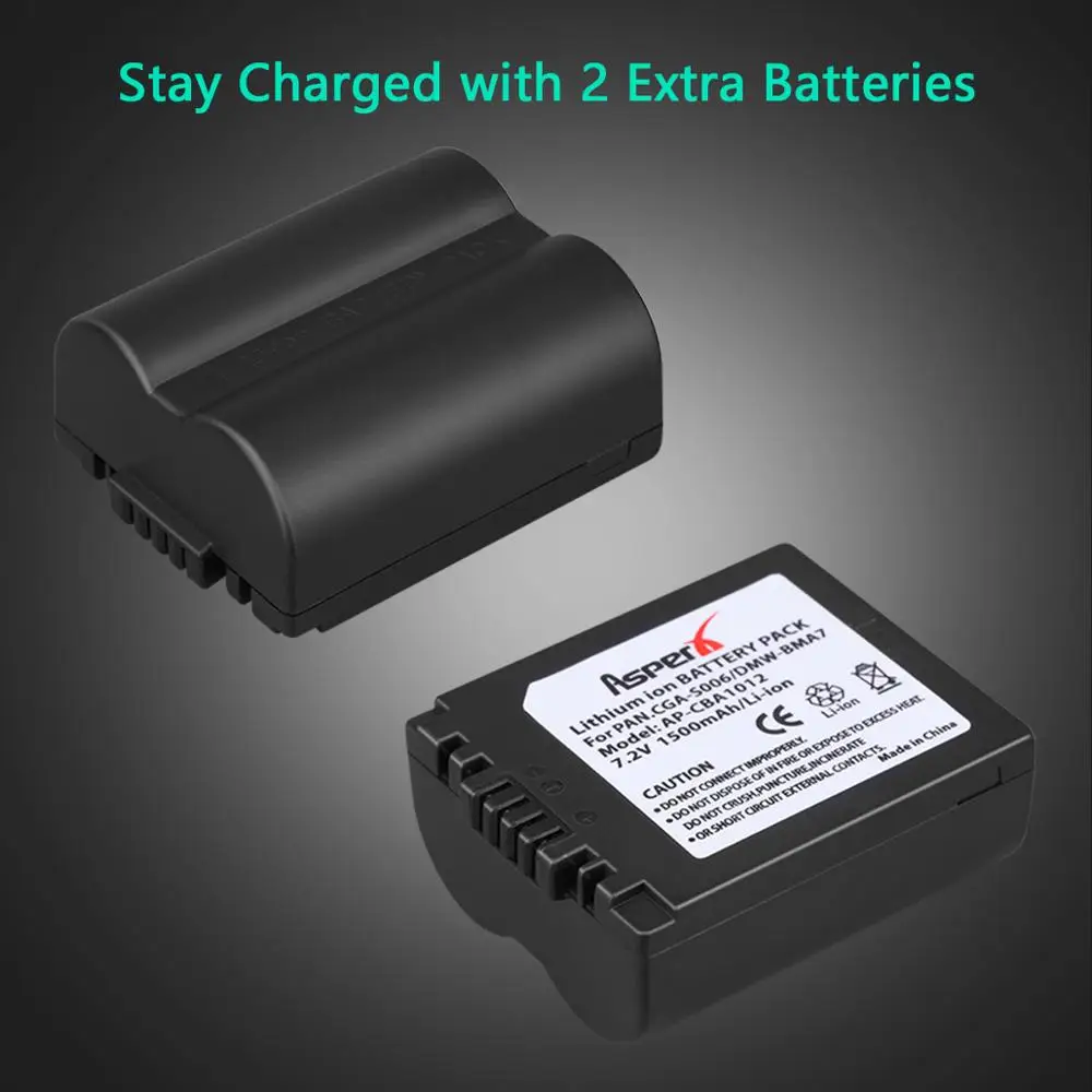 Аккумулятор CGA-S006 CGR CGA S006E S006A S006 DMW-BMA7 для Panasonic DMC FZ7 FZ8 FZ18 FZ28 FZ30 FZ35 FZ38 FZ50.