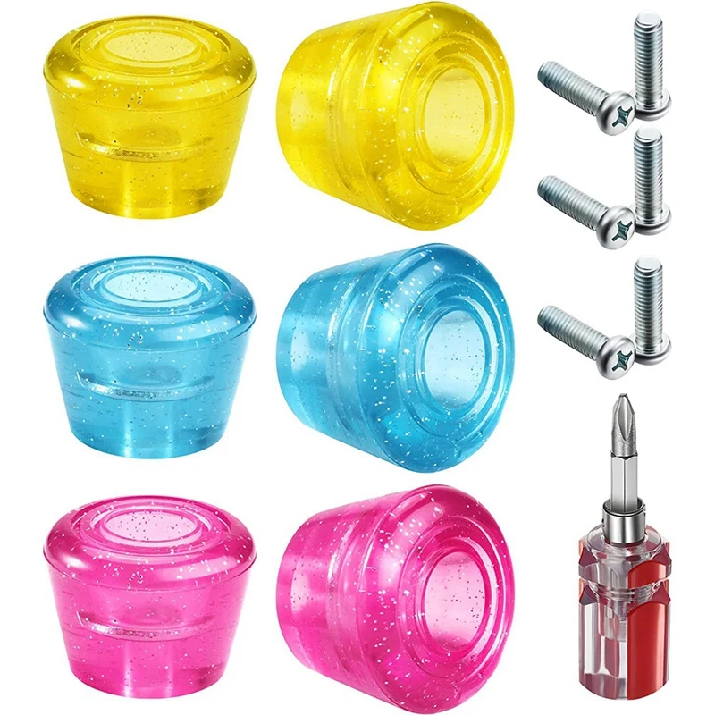 

Rubber Roller Skate Toe Stoppers With Screws,Double Row Skate Brake Head,Four-Wheel Roller Skate Brake