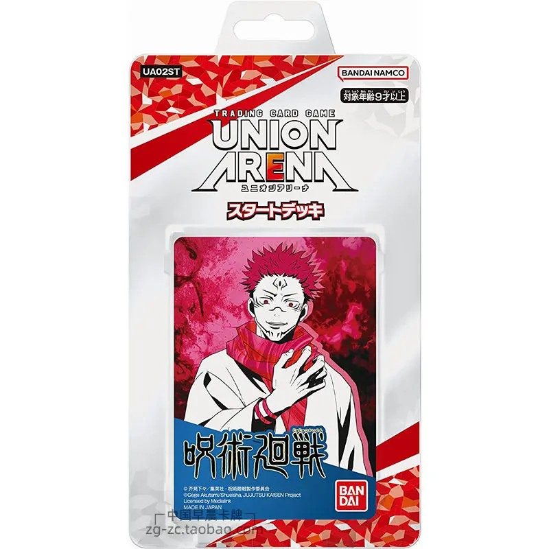 Фото Оригинальные коллекционные карты Bandai (японская версия) Union Arena UA Starter Deck: Bleach, Jujutsu Kaisen, Demon Slayer, Blue Lock TCG №2
