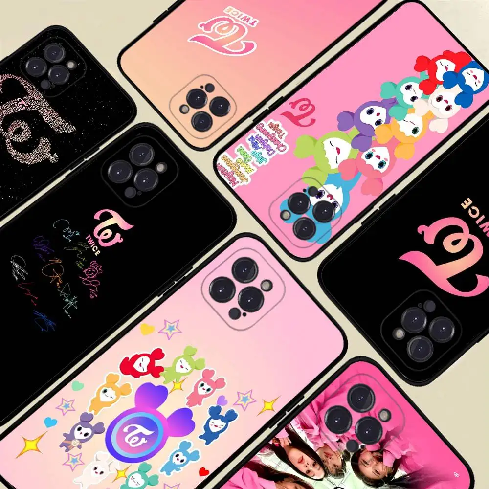 Фото Чехол для телефона Kpop T-TwiceS для iPhone 16, 17, Air, 15, 14, 13, 12, 11 Pro Max, 16E Plus Fundas №2