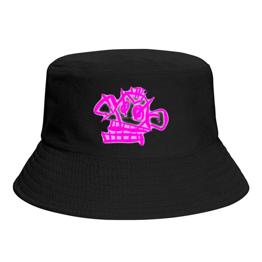 

Arcane League of Legends Animated Jinx monkey graffiti Bucket Hat Polyester Men Women Fisherman Hat Customized Cute Hiking Caps