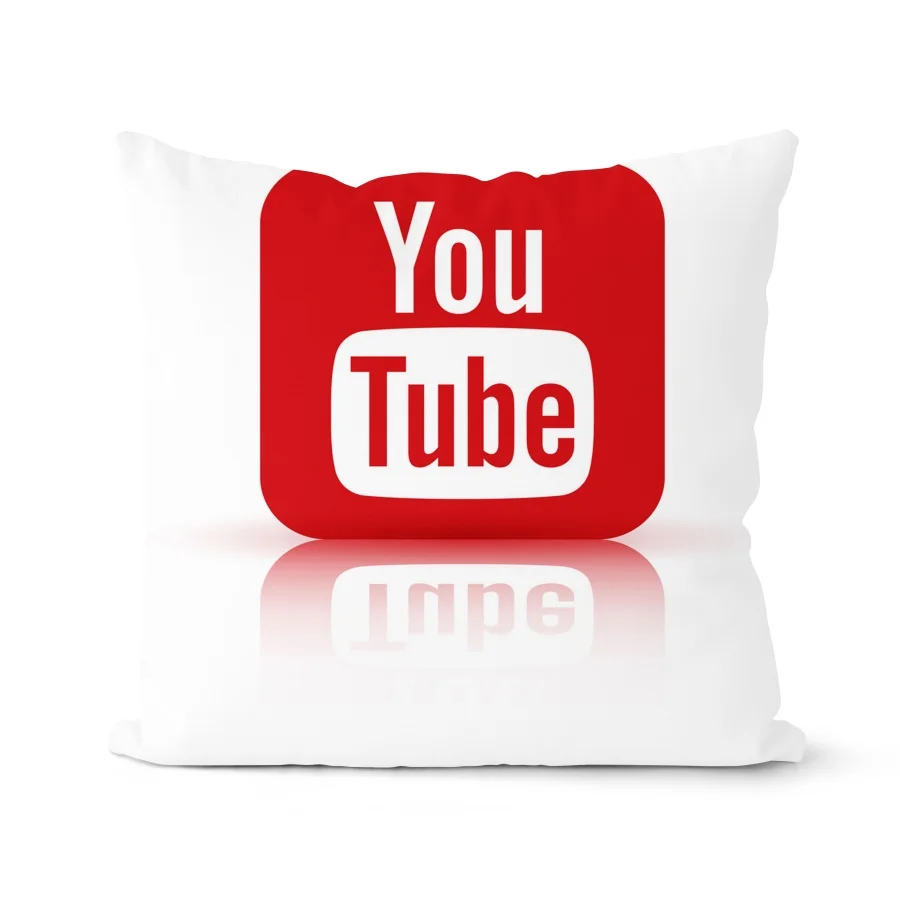 Новинка чехол для подушки App Icon наволочки с логотипом Youtube Instagram дома дивана стула
