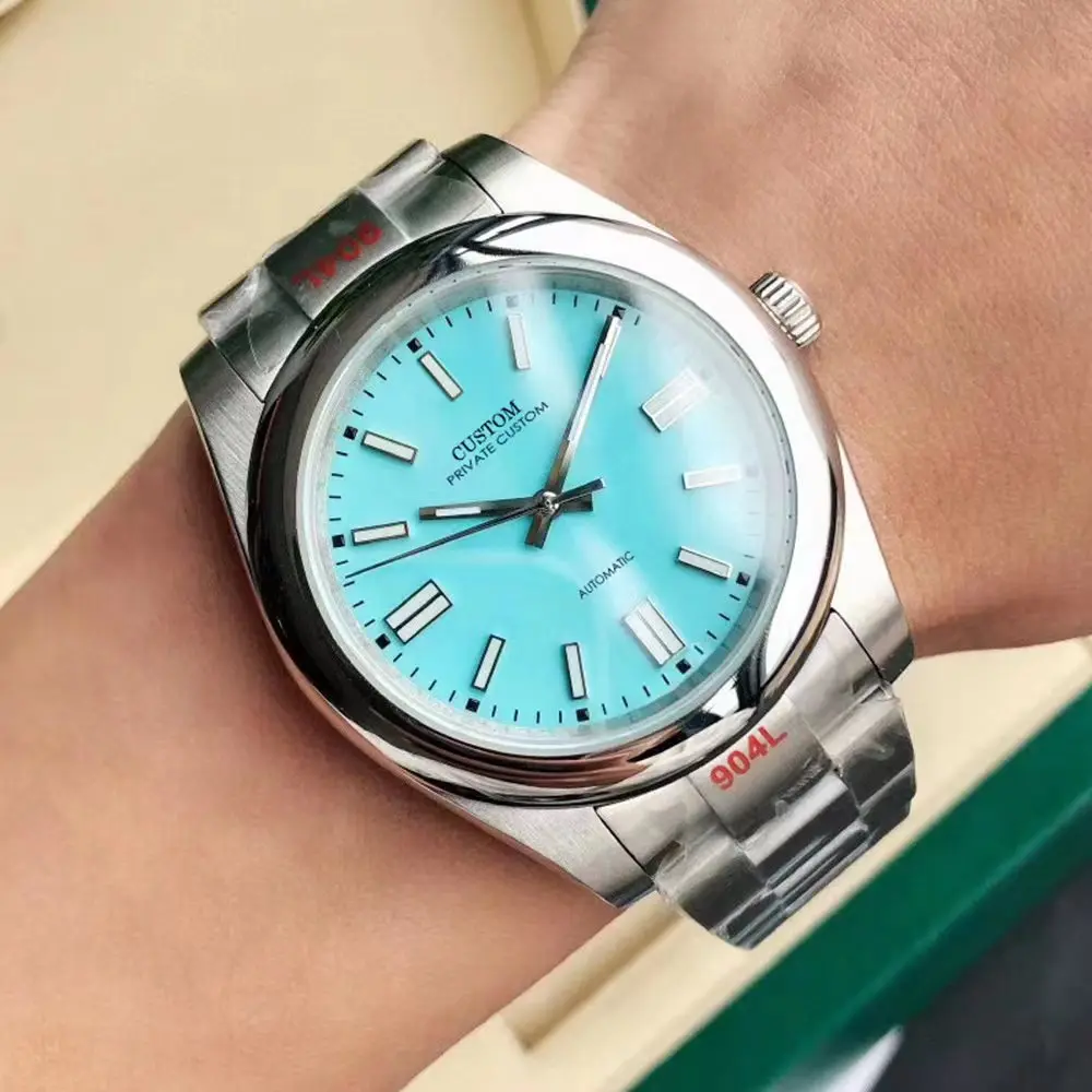 Часы Мужские автоматические механические из нержавеющей стали с сапфировым