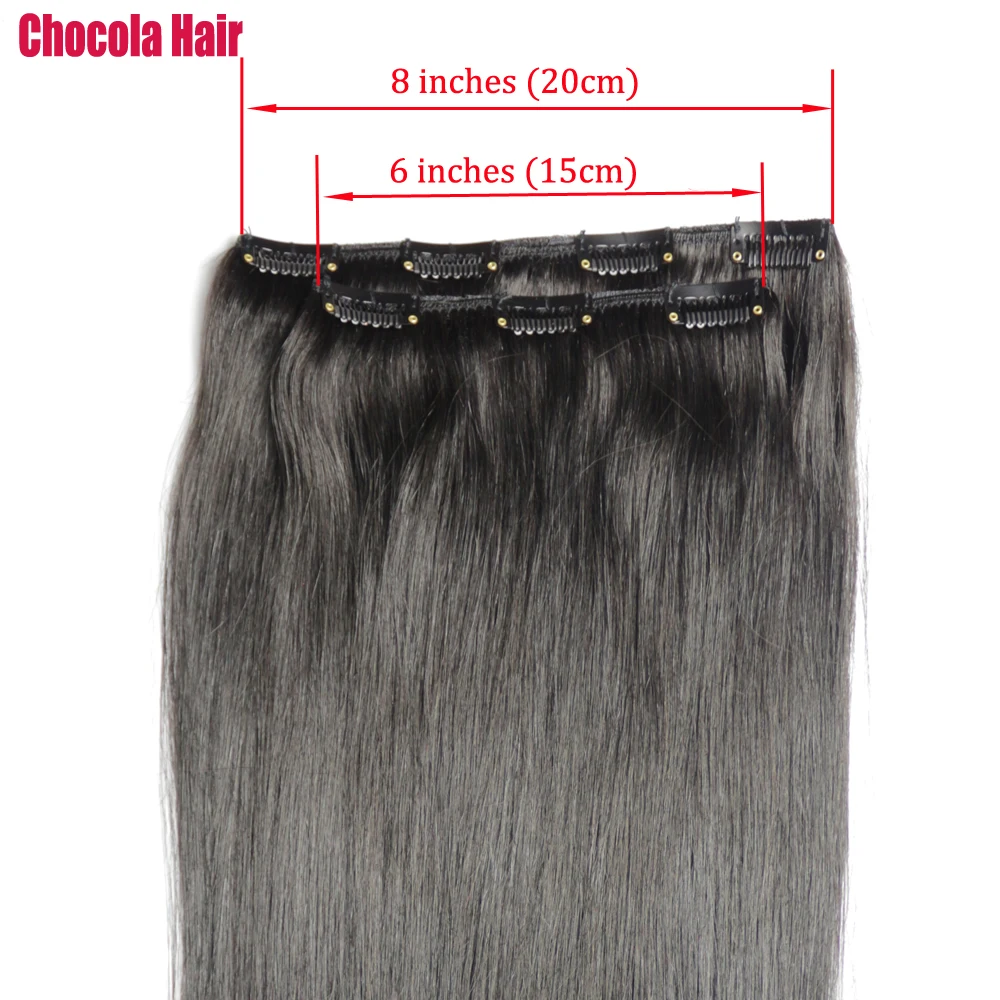 Chocala 16 "-20" 60 г-100 г комплект из двух частей бразильский зажим Remy для