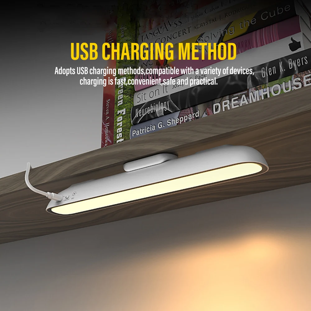 Светодиодный ночник USB Перезаряжаемый сенсорный светильник для шкафа съемная