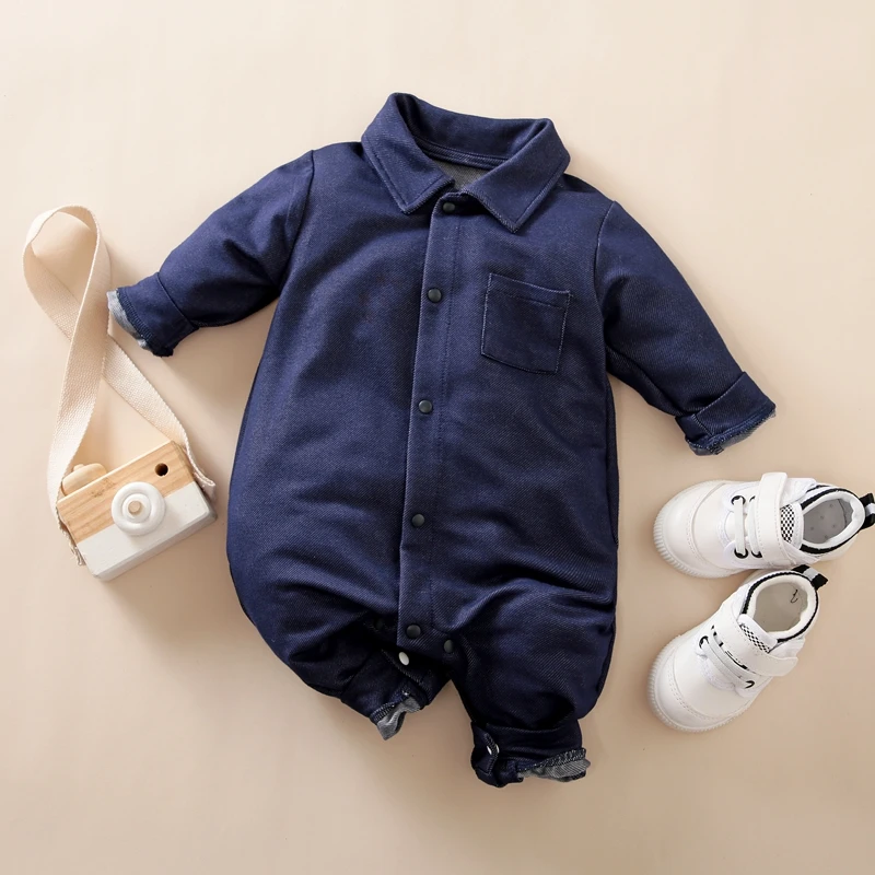 

Hibobi Baby Boy Bear Car Pattern Long Sleeve Jumpsuit