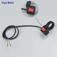 3 gears electric bicycle switch button three speed rocker switch e bike scooter handlebar mounted universal e bike accessory